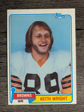 1981 Topps #478 Keith Wright RC