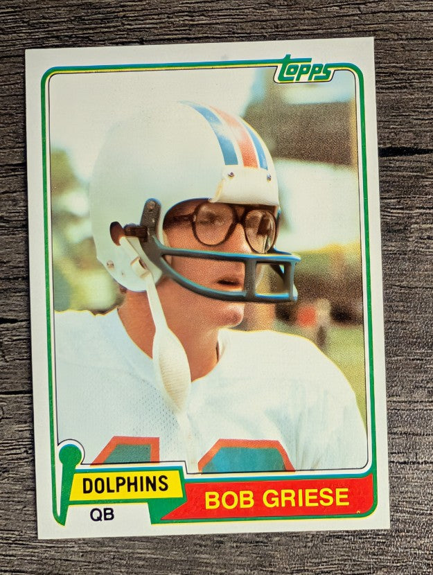 1981 Topps #482 Bob Griese