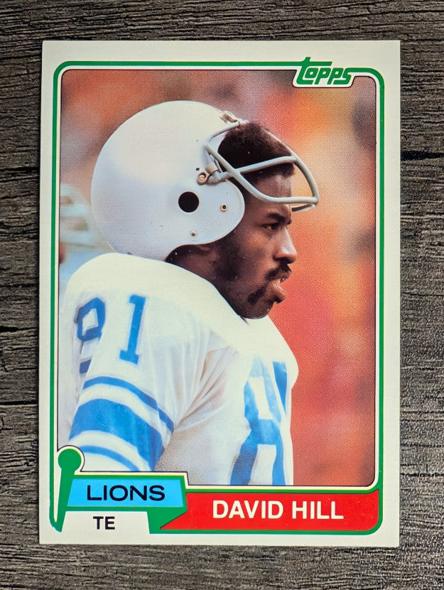 1981 Topps #485 David Hill