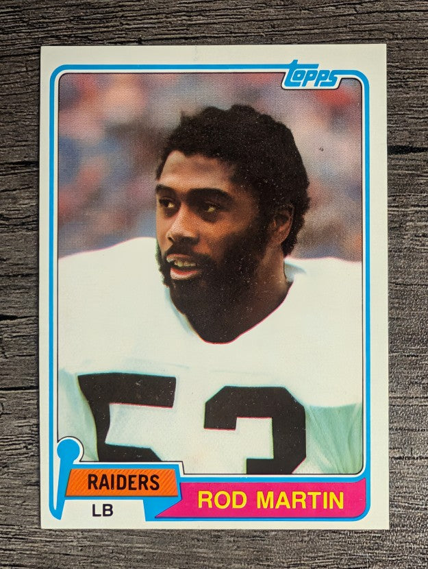 1981 Topps #487 Rod Martin RC