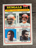 1981 Topps #488 Bengals TL/Pete Johnson/Dan Ross/Louis Breeden/Eddie Edwards