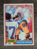 1981 Topps #489 Preston Dennard