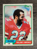 1981 Topps #497 Rolland Lawrence