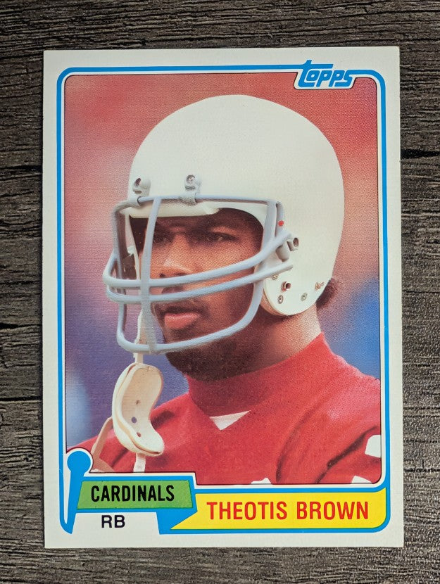 1981 Topps #502 Theotis Brown RC
