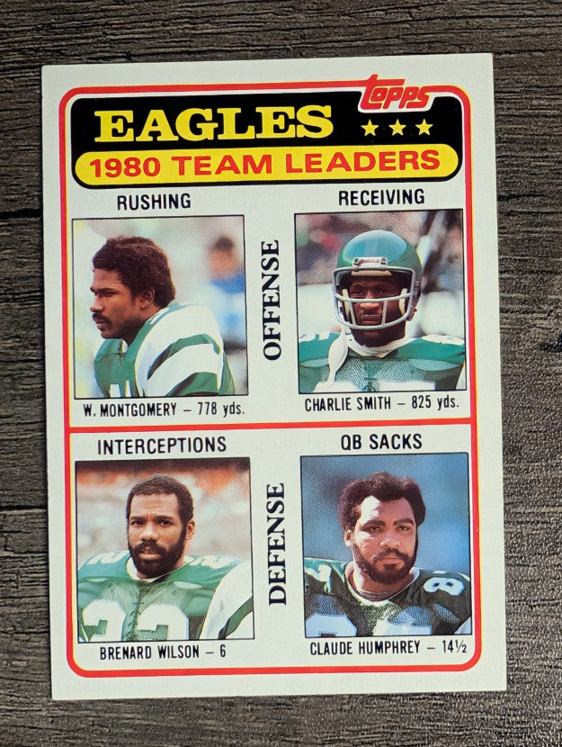 1981 Topps #507 Wilbert Montgomery/Charlie Smith/Brenard Wilson/Claude Humphrey