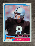 1981 Topps #510 Ray Guy AP