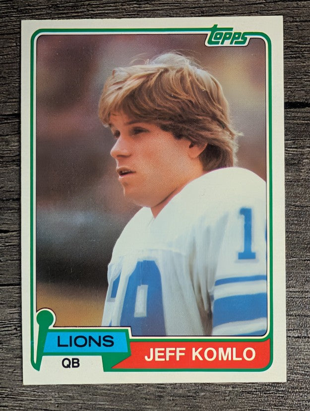 1981 Topps #511 Jeff Komlo