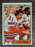 1981 Topps #515 Russ Francis