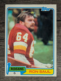 1981 Topps #522 Ron Saul