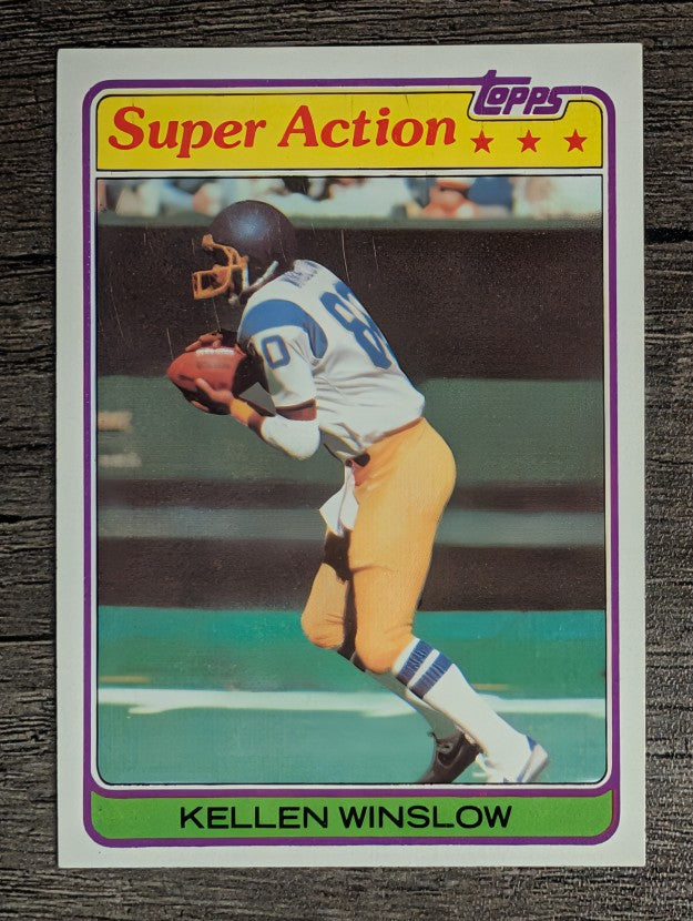 1981 Topps #524 Kellen Winslow SA