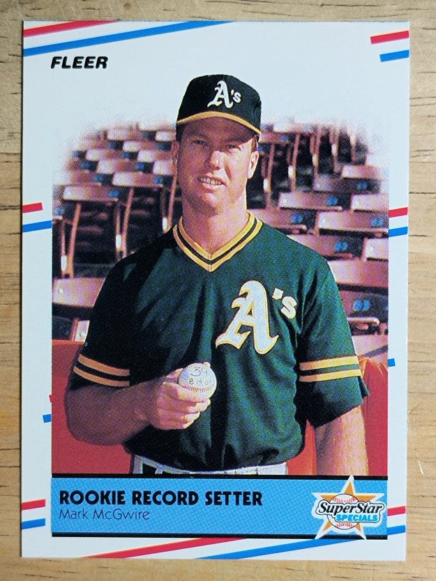 1988 Fleer #629 Mark McGwire HL