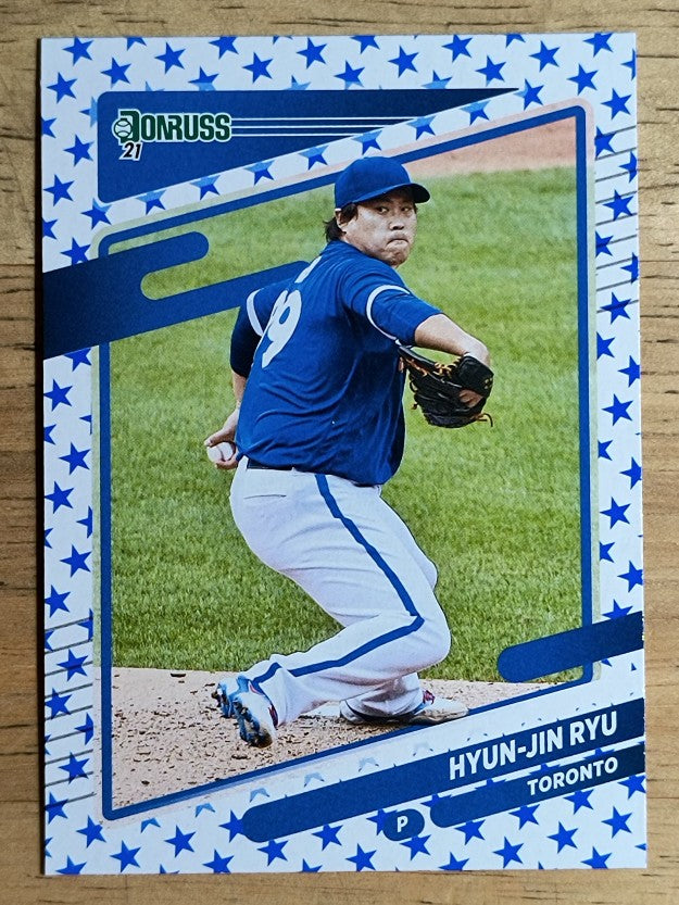 2021 Donruss Independence Day #167 Hyun-Jin Ryu