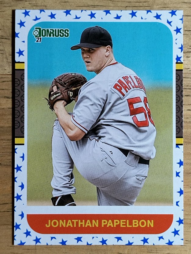 2021 Donruss Independence Day #243 Jonathan Papelbon RETRO