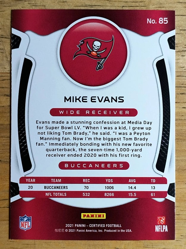 2021 Certified #85 Mike Evans