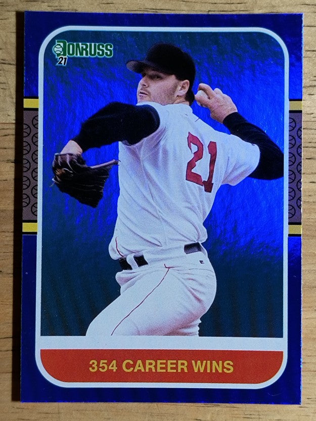 2021 Donruss Variations Holo Blue #236 Roger Clemens RETRO
