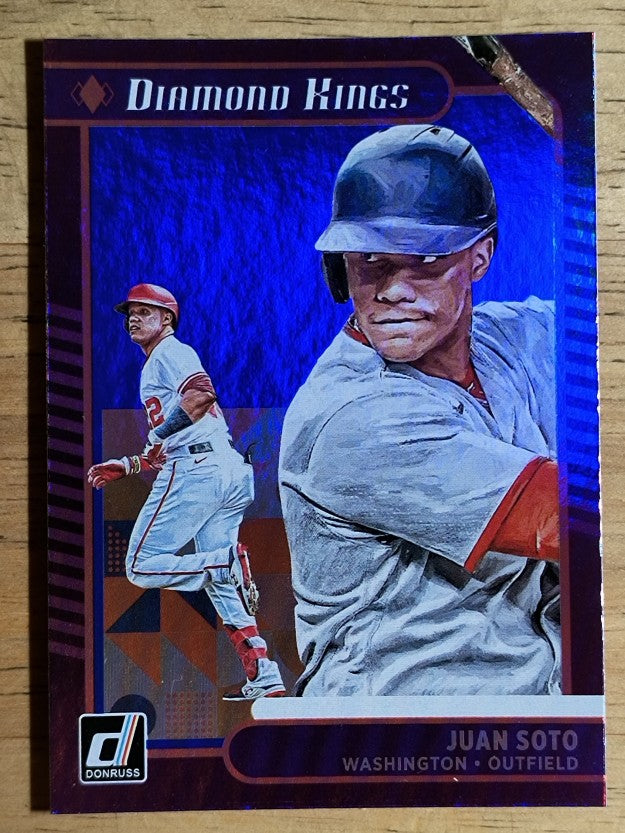 2021 Donruss Holo Blue #20 Juan Soto DK