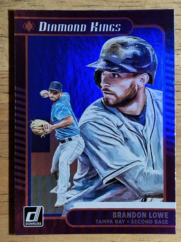 2021 Donruss Holo Blue #1 Brandon Lowe DK