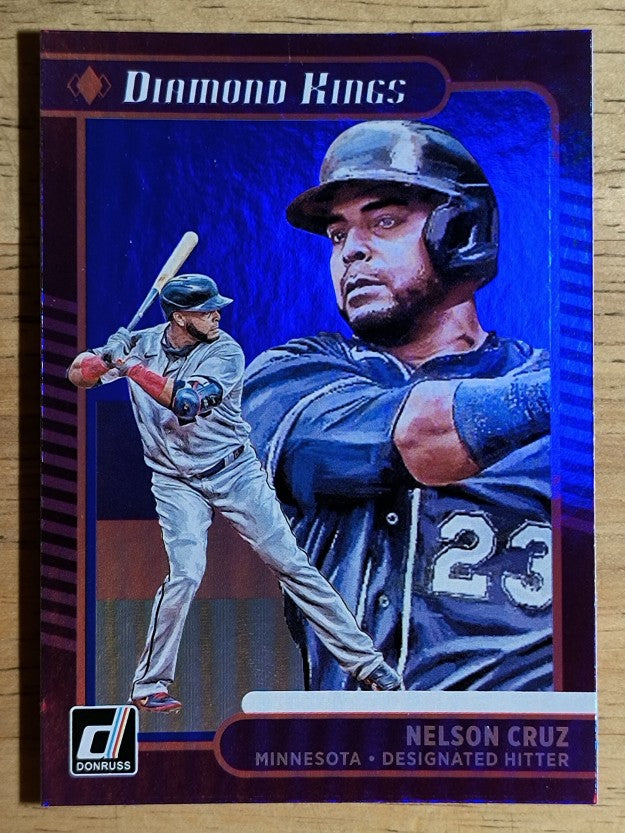 2021 Donruss Holo Blue #6 Nelson Cruz DK