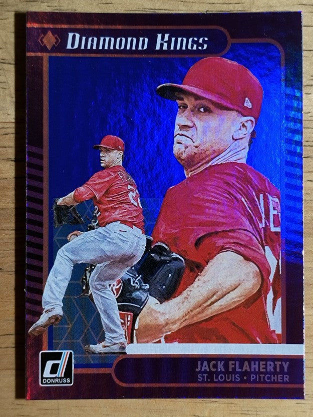 2021 Donruss Holo Blue #22 Jack Flaherty DK