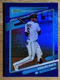 2021 Donruss Holo Blue #154 Starling Marte