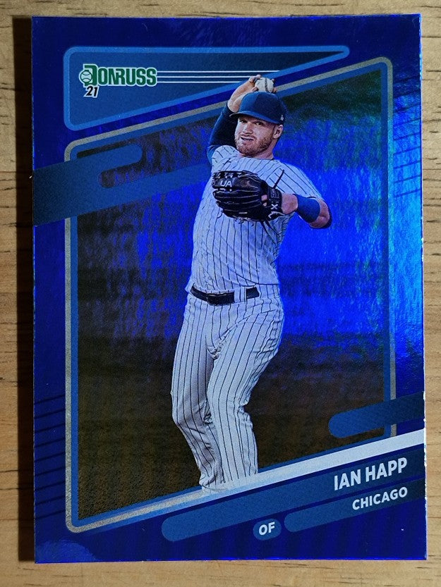 2021 Donruss Holo Blue #140 Ian Happ