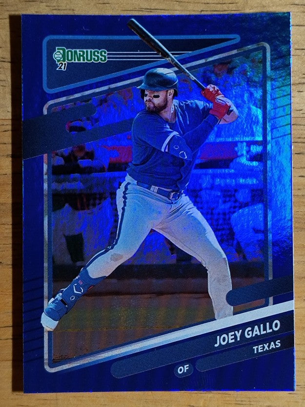 2021 Donruss Holo Blue #189 Joey Gallo