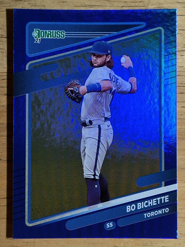 2021 Donruss Holo Blue #165 Bo Bichette