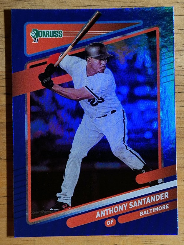 2021 Donruss Holo Blue #209 Anthony Santander