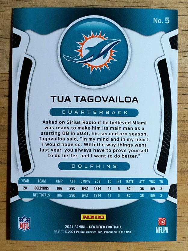 2021 Certified #5 Tua Tagovailoa