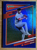 2021 Donruss Holo Blue #97 Martin Perez