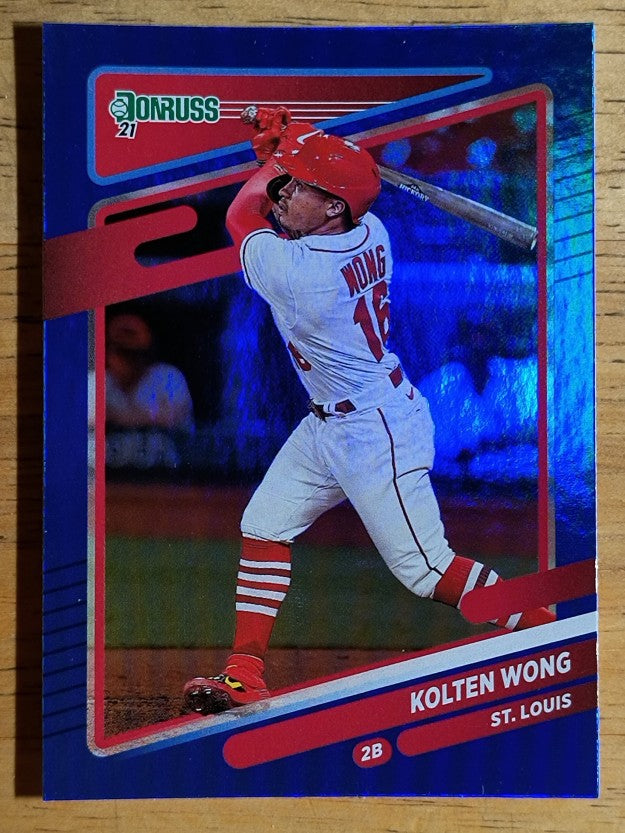 2021 Donruss Holo Blue #83 Kolten Wong