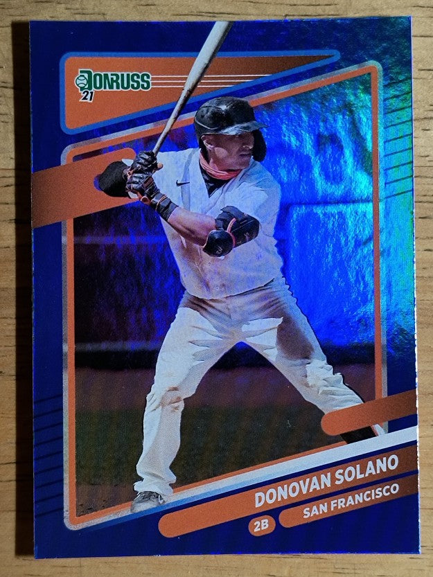 2021 Donruss Holo Blue #68 Donovan Solano