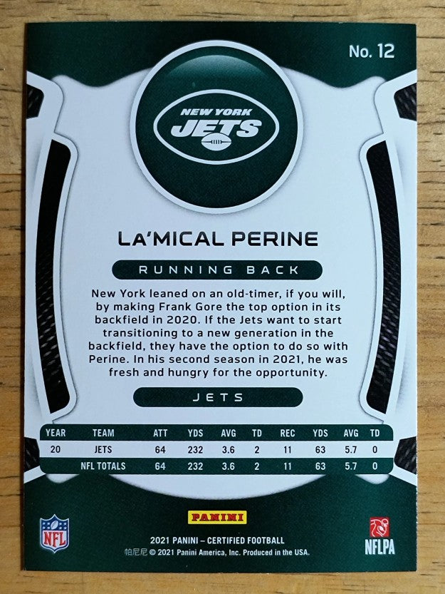 2021 Certified #12 La'Mical Perine