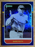 2021 Donruss Variations Holo Blue #228 Babe Ruth RETRO