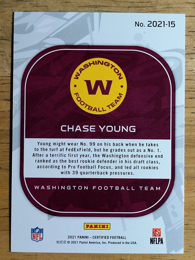 2021 Certified '21 #15 Chase Young
