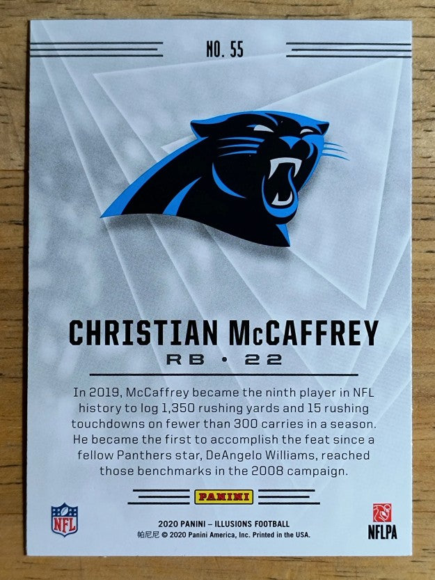 2020 Panini Illusions Retail #55 Christian McCaffrey