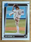 2021 Donruss #55 Luis Patino RR RC