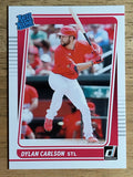 2021 Donruss #37 Dylan Carlson RR RC