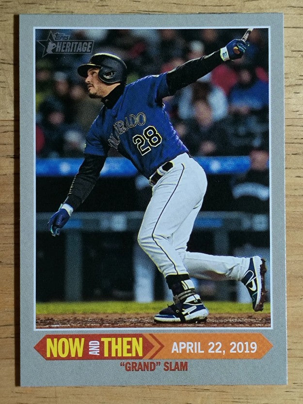 2019 Topps Heritage Now and Then #NT11 Nolan Arenado