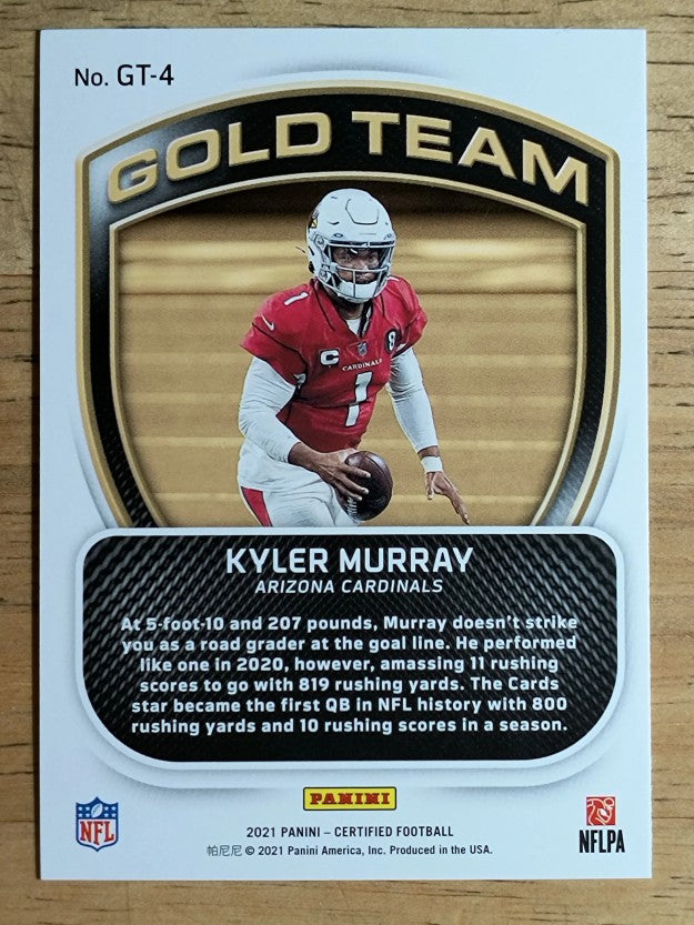 2021 Certified Gold Team #4 Kyler Murray