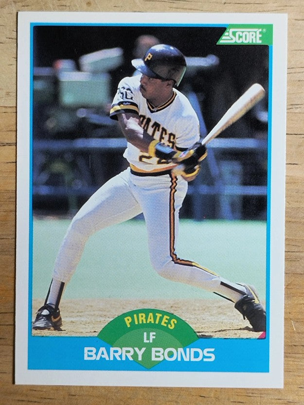 1989 Score #127 Barry Bonds