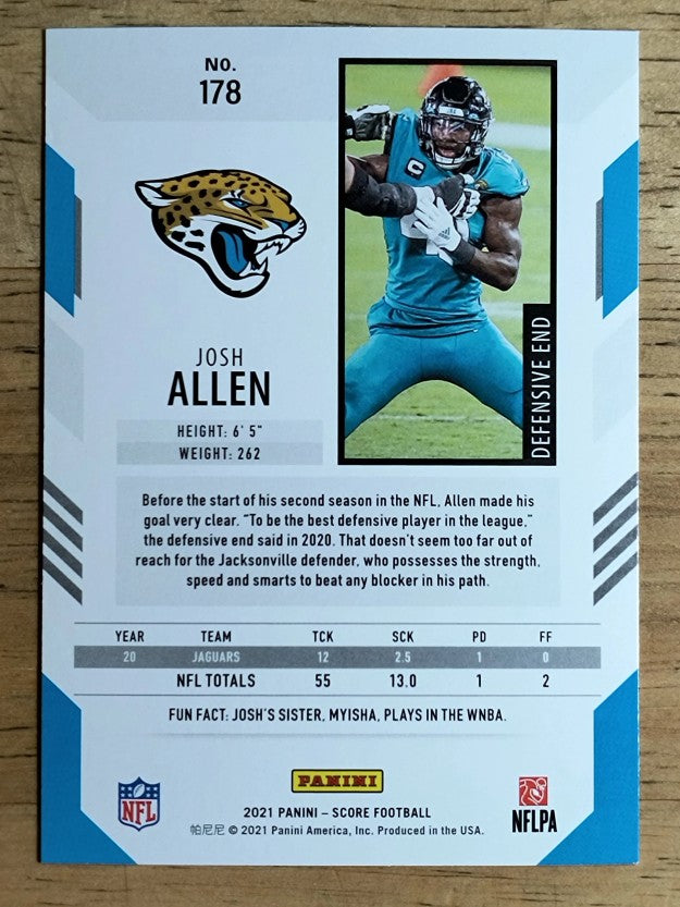 2021 Score #178 Josh Allen