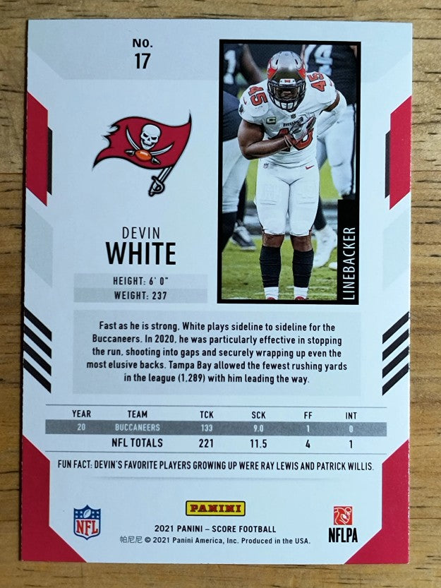 2021 Score #17 Devin White