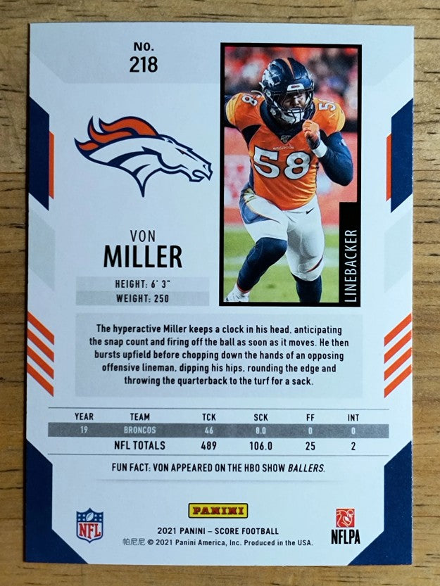 2021 Score #218 Von Miller