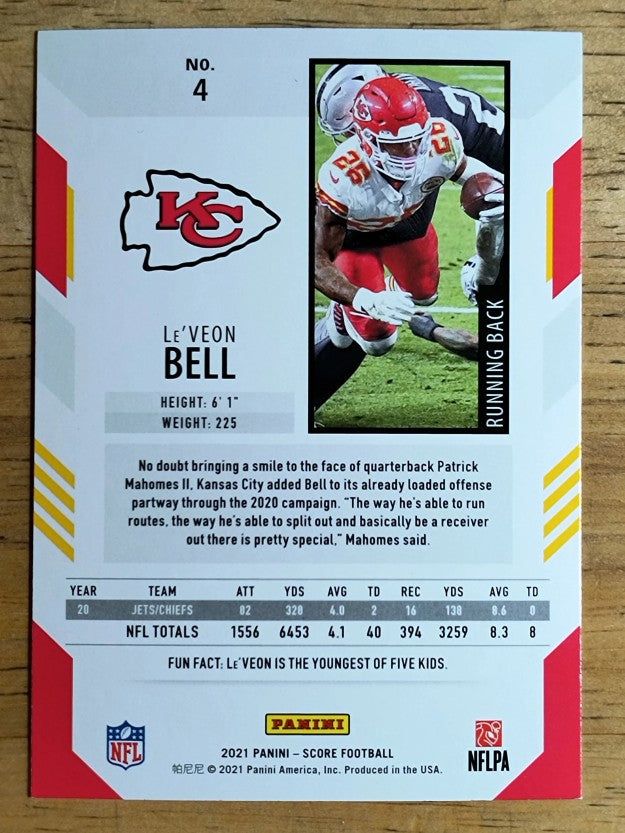 2021 Score #4 Le'Veon Bell