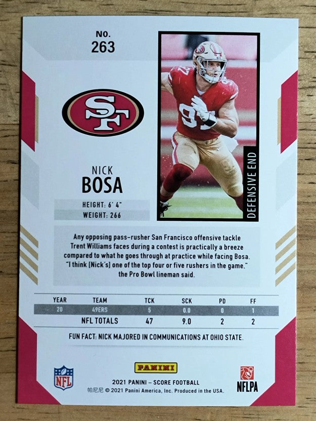 2021 Score #263 Nick Bosa