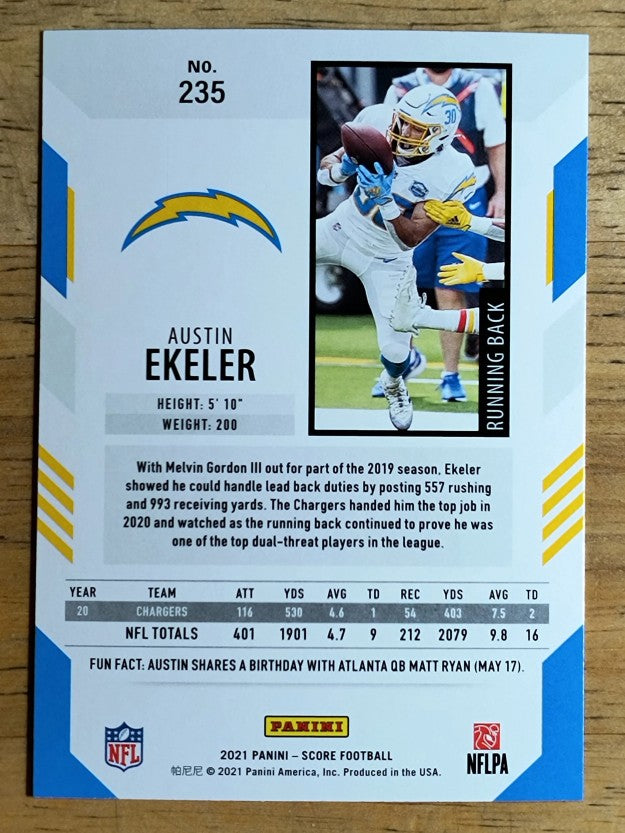 2021 Score #235 Austin Ekeler