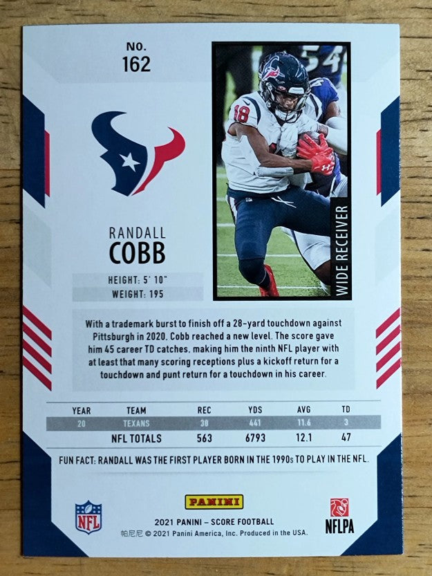 2021 Score #162 Randall Cobb