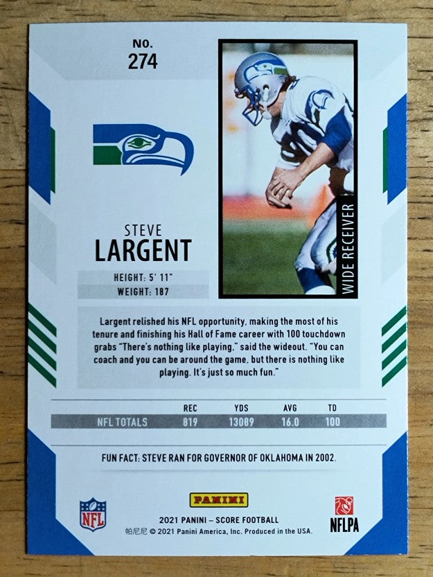 2021 Score #274 Steve Largent