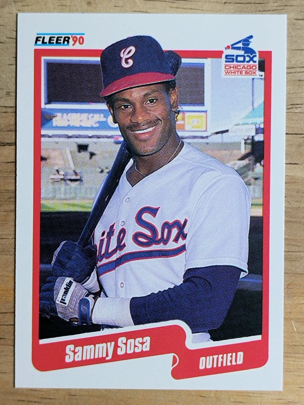 1990 Fleer #548 Sammy Sosa RC